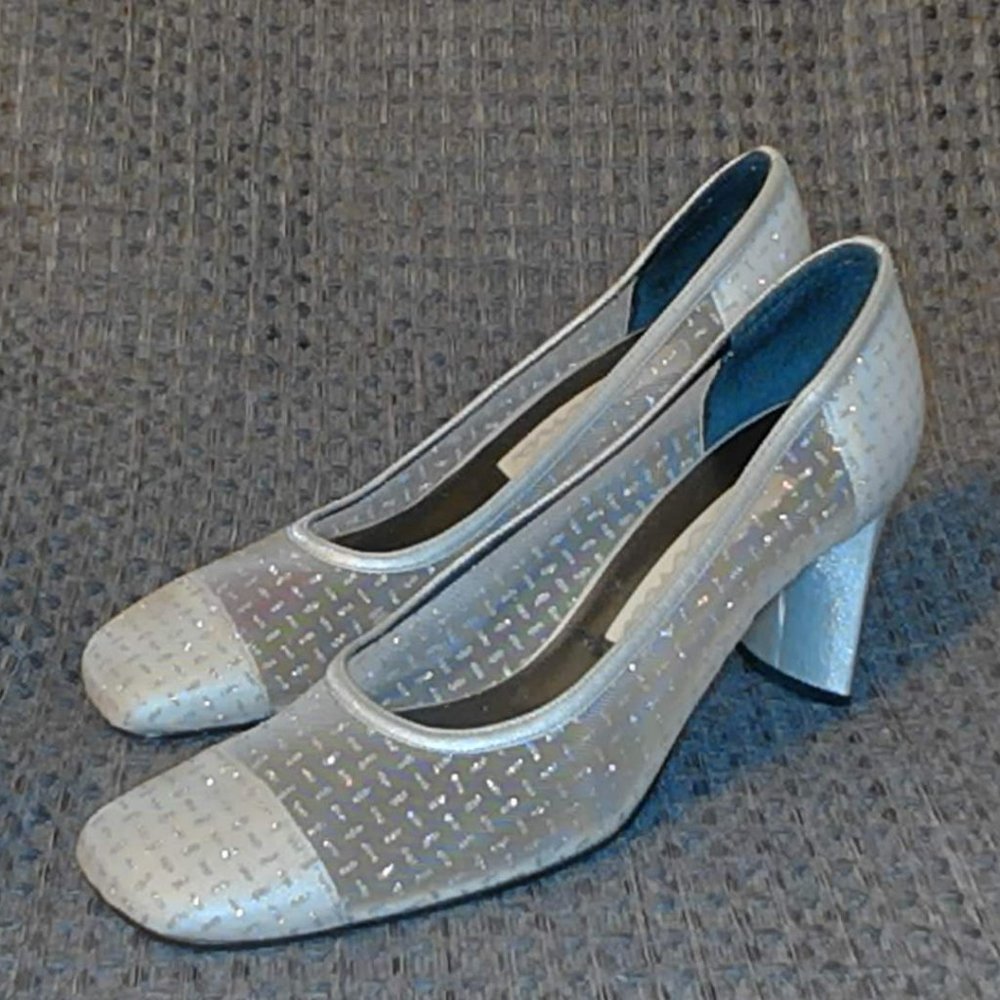 Nina Black Woman's High Heel Shoes Size 7.5
